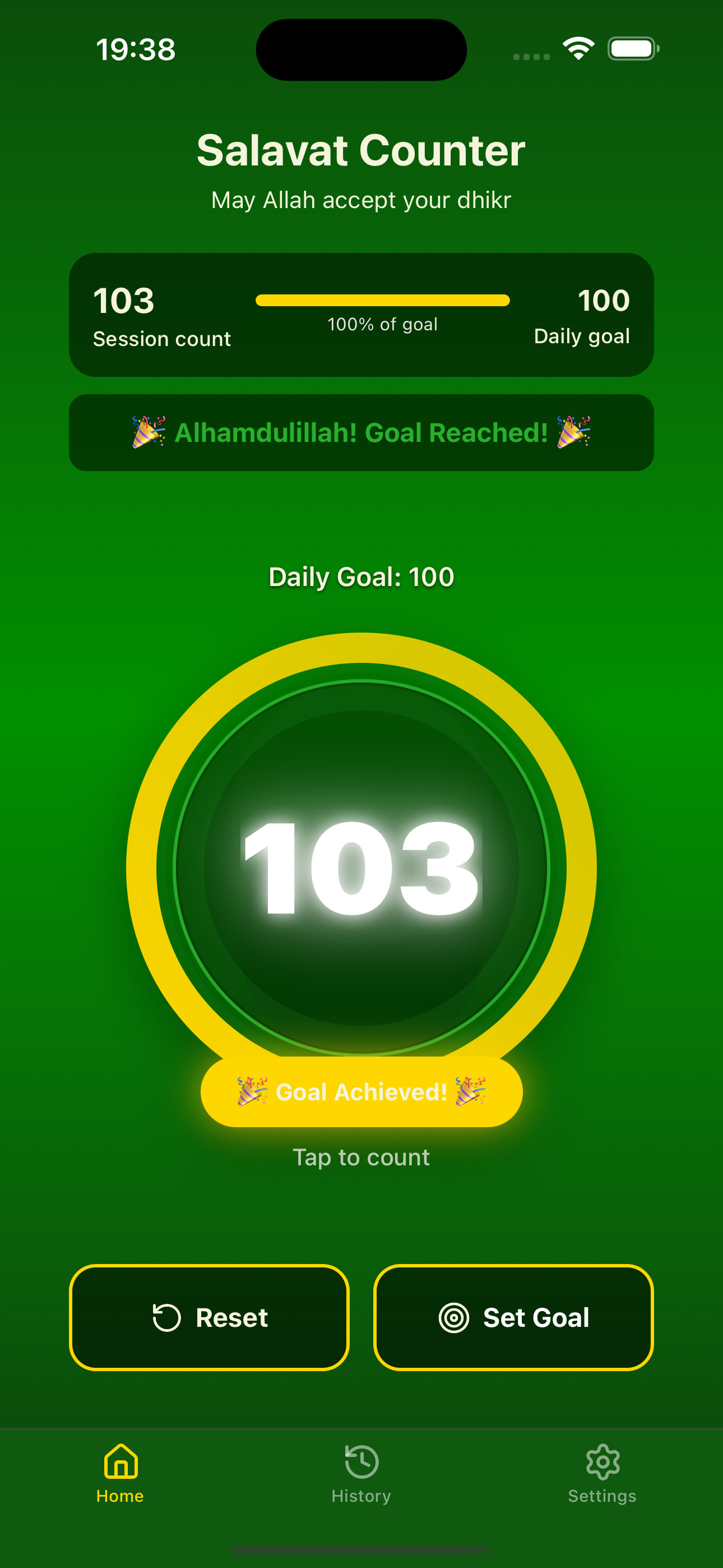 Salavat Counter App Screenshot
